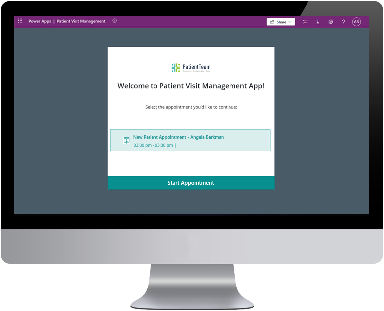 Illustration of simplified appointment handling and enhanced patient engagement.